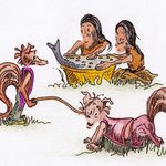 N̓səl̓xčin̓ 1 - N̓səl̓xčin̓ Stories for Beginners, second edition. - Story 4 - Coyote, Fox's Dog thumbnail