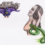 N̓səl̓xčin̓ 1 - N̓səl̓xčin̓ Stories for Beginners, second edition. - Story 14 - Watersnake and Thunder thumbnail